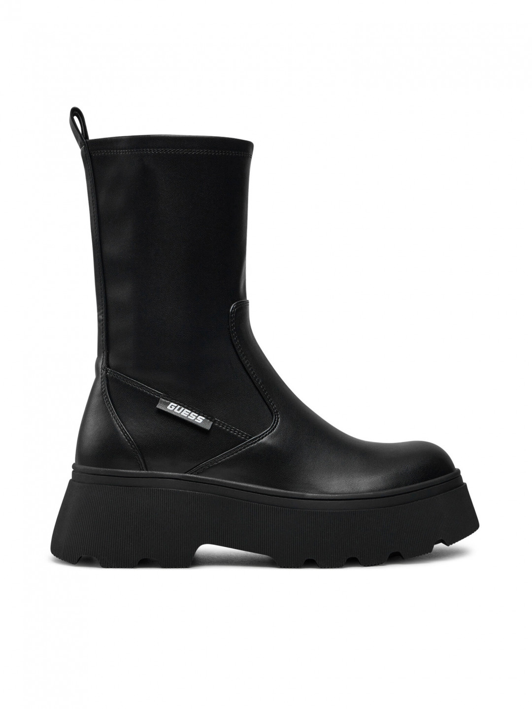 Guess Polokozačky Nerea FLFNER ELE10 Černá